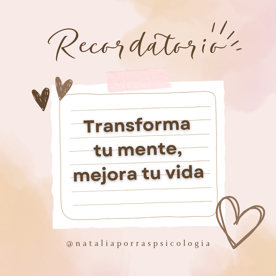 Post destacado de Instagram de Natalia Porras Psicología